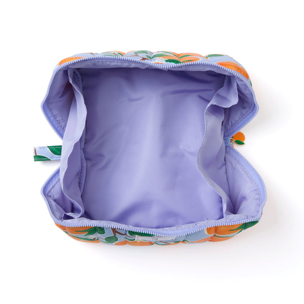 Marshmallow Flat Lay Makeup Box Bag - Mediterranean Oranges