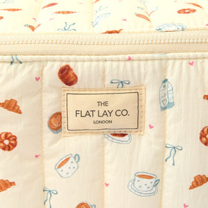 Marshmallow Flat Lay Makeup Box Bag - Coffee Shop