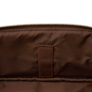 Marshmallow Flat Lay Makeup Box Bag - Espresso