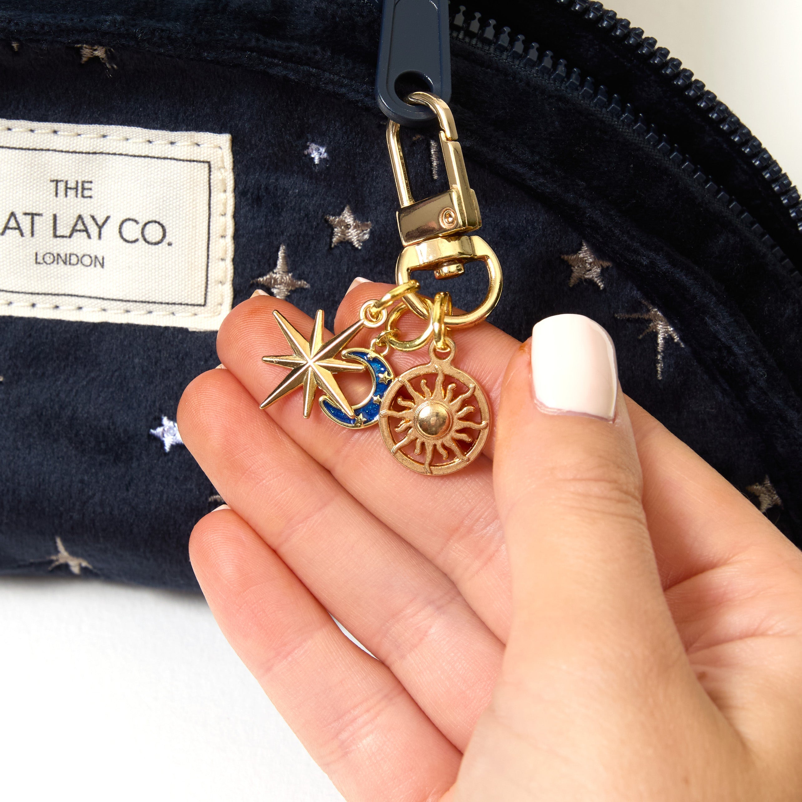 Bag Charm & Keychain - Celestial - Flat Lay London