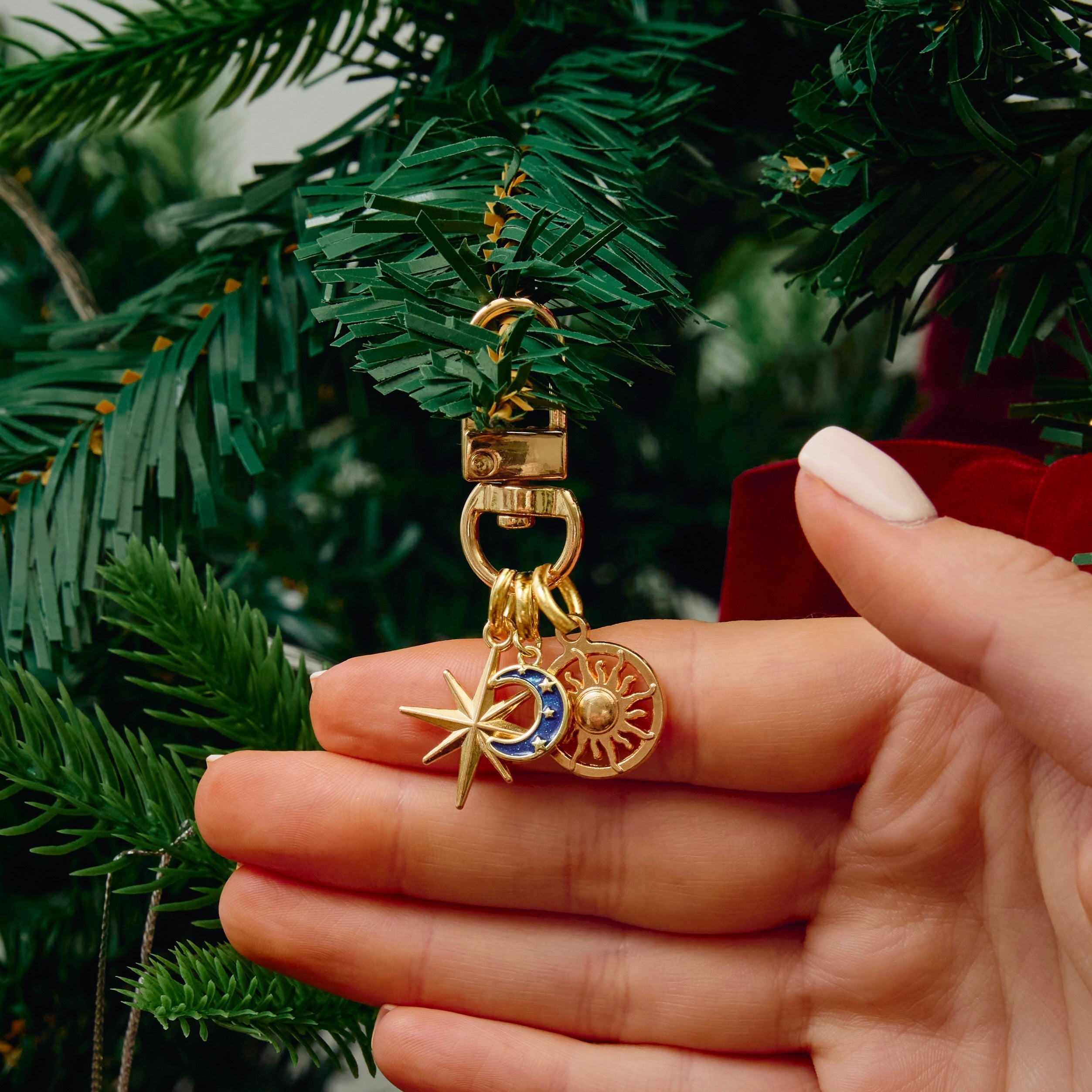 Bag Charm & Keychain - Celestial - Flat Lay London