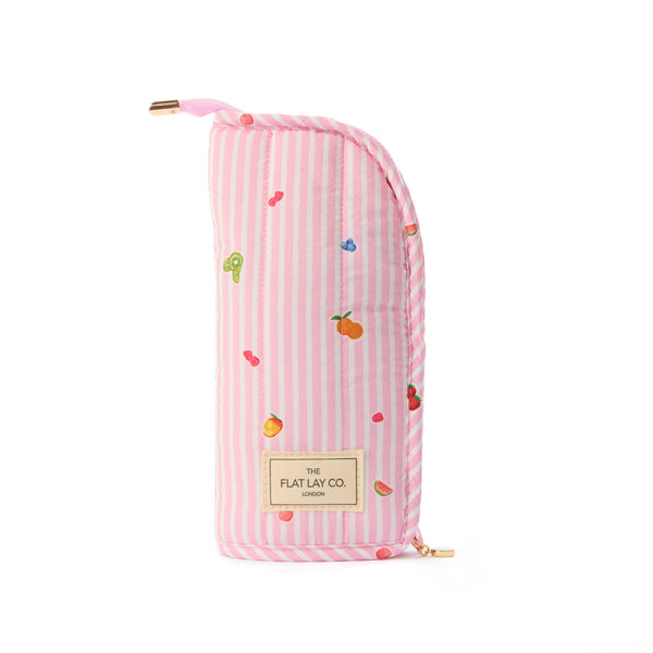 Marshmallow Box Bag & Brush Case Bundle - Frutas