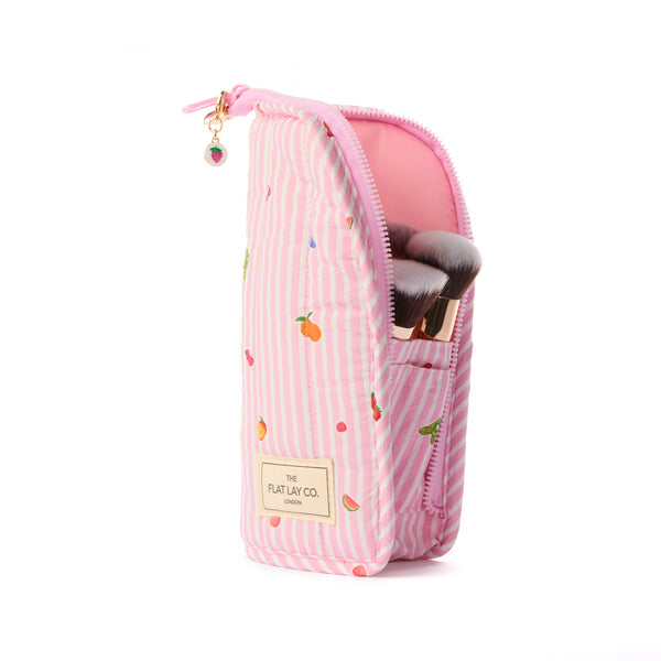 Marshmallow Box Bag & Brush Case Bundle - Frutas