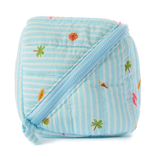 Marshmallow Flat Lay Makeup Box Bag - Playa