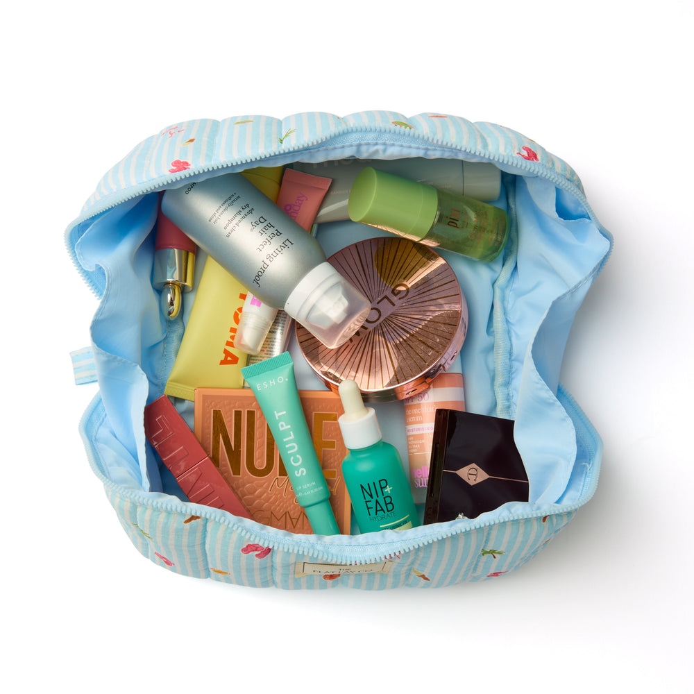 Marshmallow Flat Lay Makeup Box Bag - Playa