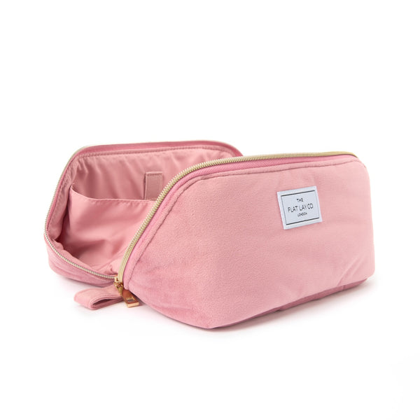 Box Bag & Brush Case Bundle - Pink Velvet