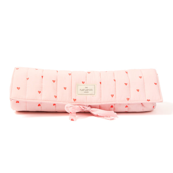 Hair Tool Travel Case - Sweet Pink Hearts