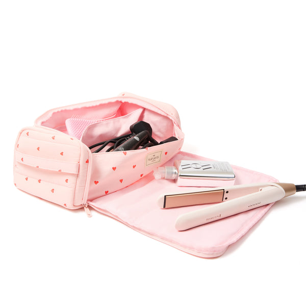 Hair Tool Case - Sweet Pink Hearts
