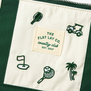 Flat Lay Makeup Box Bag - Country Club