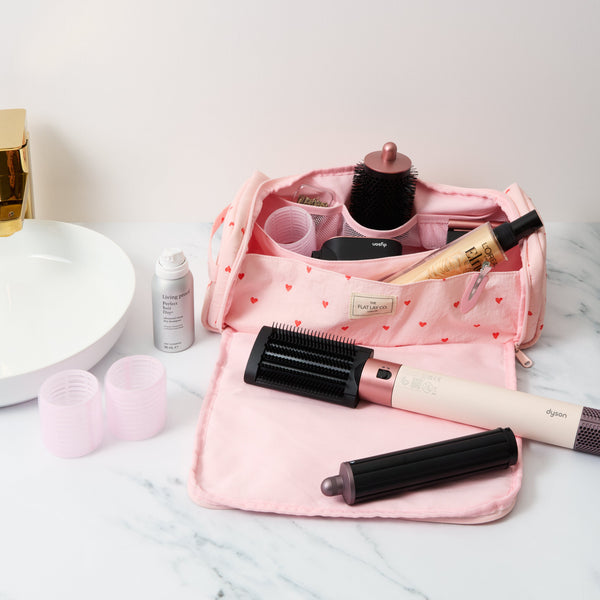 Hair Tool Case - Sweet Pink Hearts