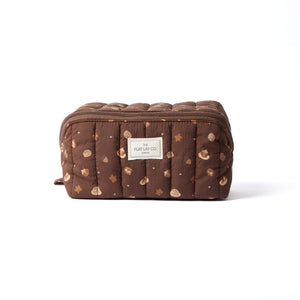 Marshmallow Flat Lay Makeup Box Bag - Pumpkin Spice