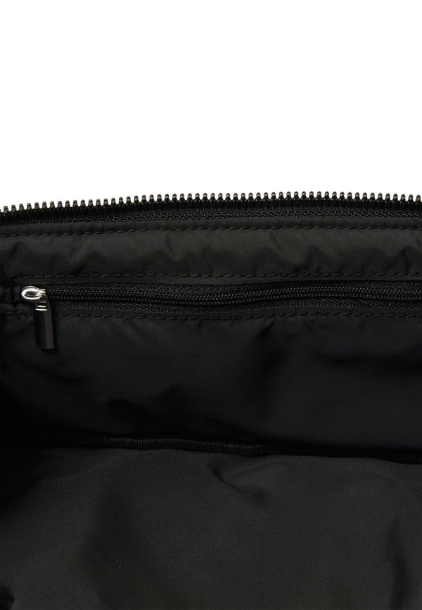 Marshmallow Flat Lay Makeup Box Bag - Classic Black
