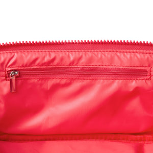 Marshmallow Flat Lay Makeup Box Bag - Red Gingham