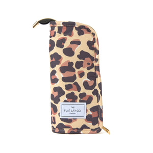 Box Bag & Brush Case Bundle - Leopard Print