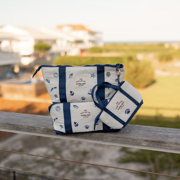 Mini Keyring Tote - Cape Cod