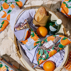 Mediterranean Oranges Standing Brush Case