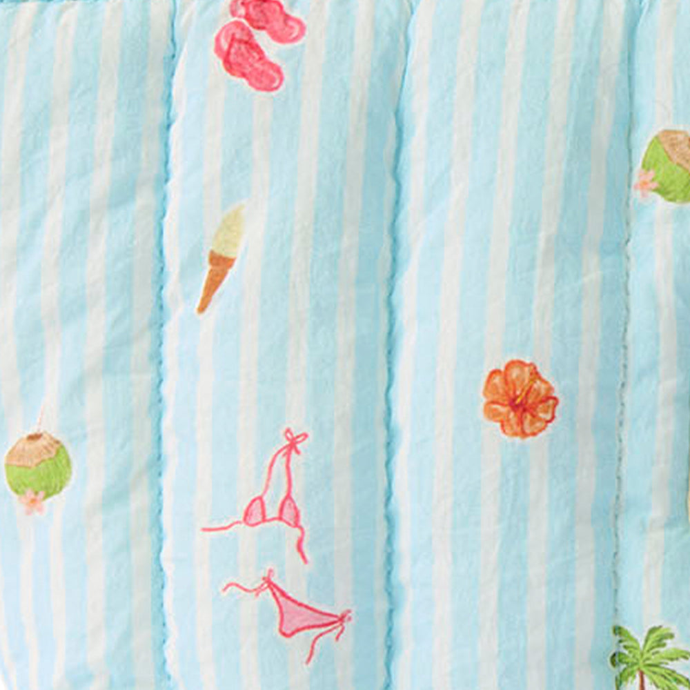 Padded Essential Makeup Pouch - Playa